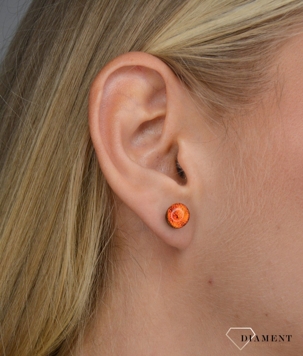 Kolczyki srebrne szkło weneckie Murano 02.jpg